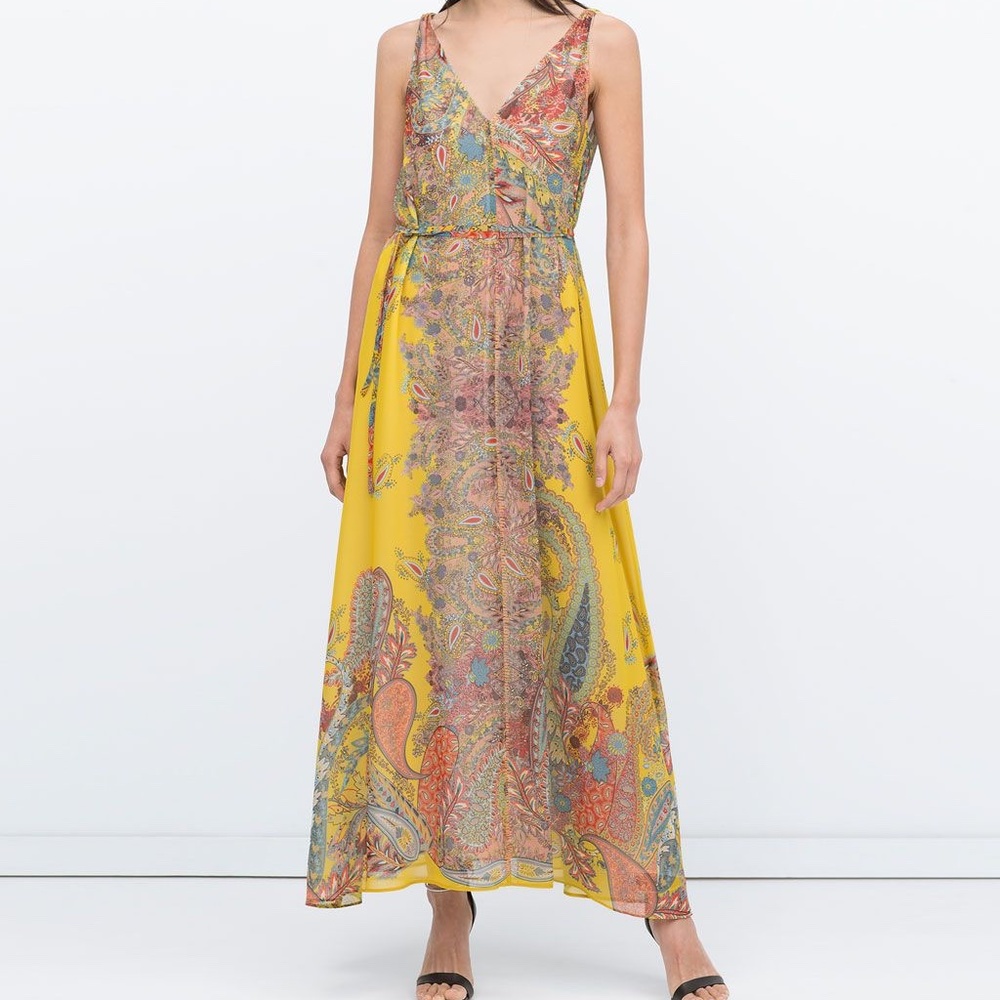 Zara summer maxi dress